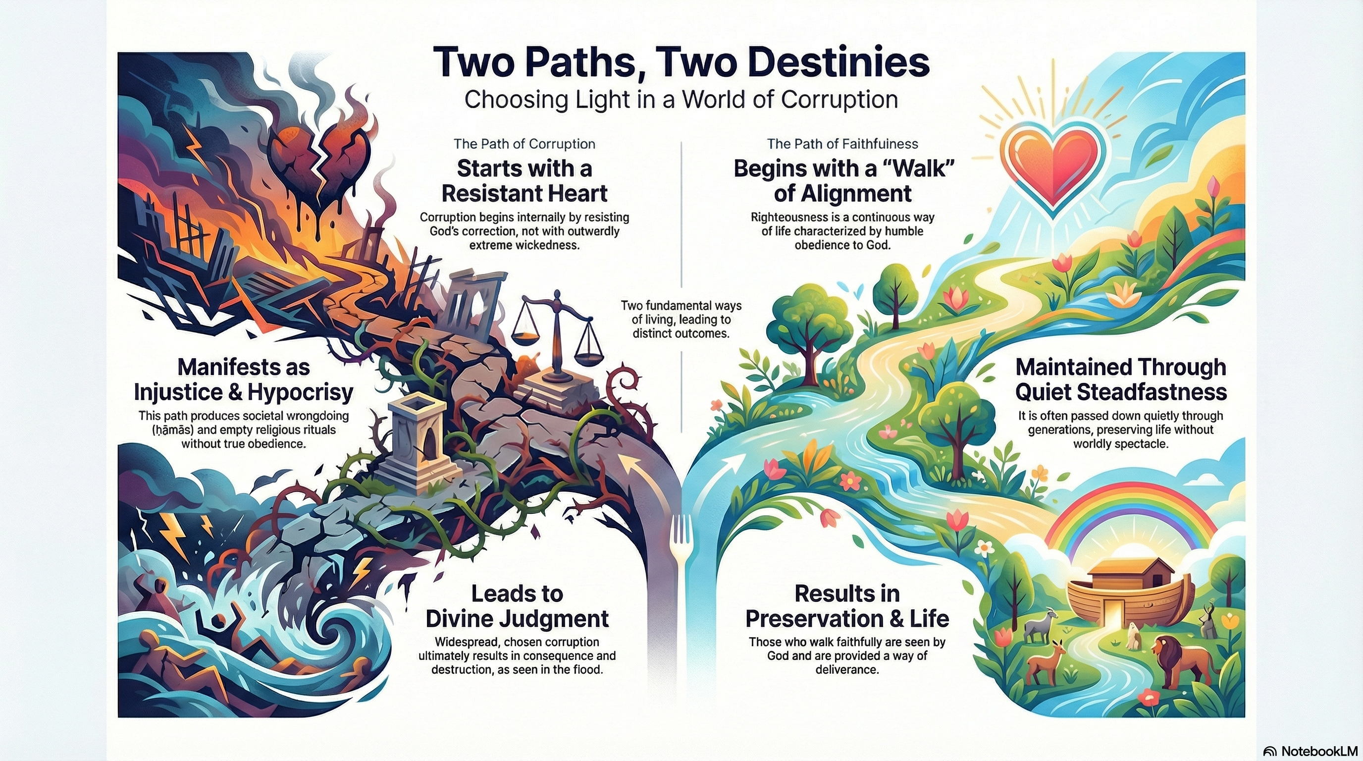 Two Paths infographic